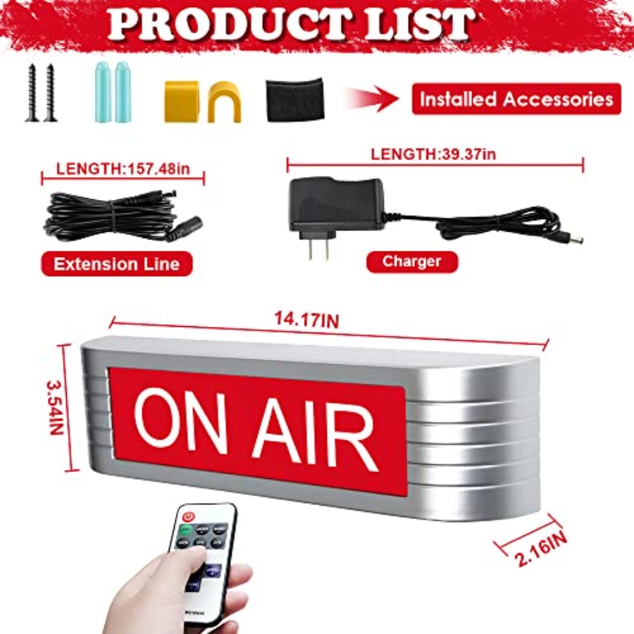 ON AIR Light UP Sign Recording - Office Youtuber review and price