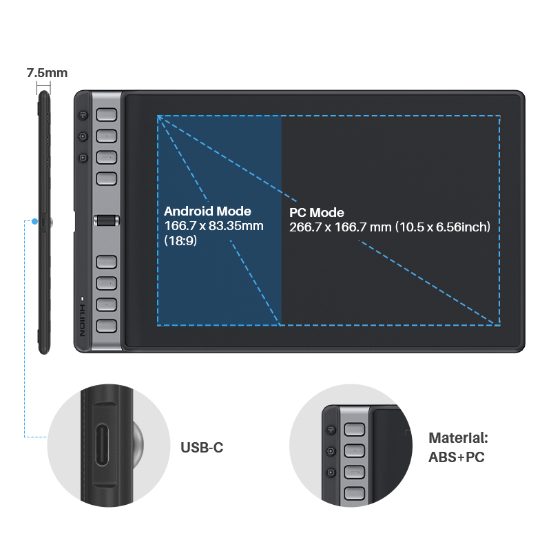Multi-colored Graphics Tablets - Drawing Pad Signature review and price